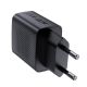 4. Acefast A78 GaN USB-A / USB-C PD 20W Netzwerkladegerät - Schwarz