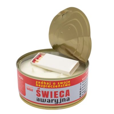 4. HASKE Pro Notfall-Überlebenskerze 280g, 48h