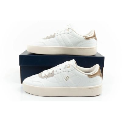 10. Gap Damen-Sportschuhe, Boudler Sneaker, modisch und bequem, weiß