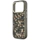 6. Guess IML Script Metal MagSafe Hülle für iPhone 17 Pro – Schwarz und Braun