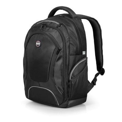 4. Port Designs Courchevel Rucksack, schwarzer Nylon-Wanderrucksack