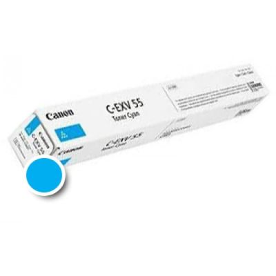 3. Canon C-EXV 55 Tonerkartusche, 1 Stück, Original Cyan