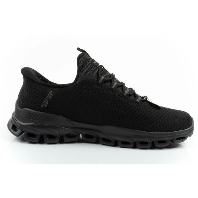 4. Skechers Herren-Sneaker Glide-Step, bequem, leicht, zum Hineinschlüpfen, schwarz