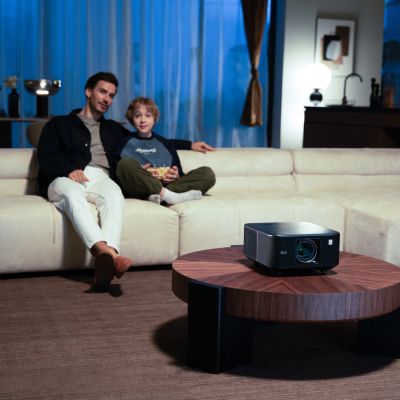 17. Yaber K3 LCD FullHD 1080p Multimedia-Projektor mit JBL-Lautsprechern – Schwarz