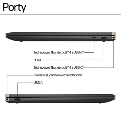 8. HP Spectre x360 16-aa0233nw Ultra 7 155H 16" 2,8K OLED-Touchscreen (120 Hz), 16 GB DDR5-6400-RAM, 1 TB SSD, RTX 4050 (6 GB), 9-MP-Kamera, 83-Wh-Akku, Windows 11 Pro (2 Jahre Garantie)
