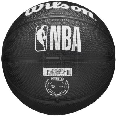 6. Wilson Team Tribute Brooklyn Nets Mini Ball Jr WZ4017604XB