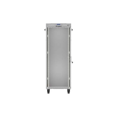 20. LANBERG Standschrank 19" 32U 600x800 Graue Glastür LCD (Flatpack) V2