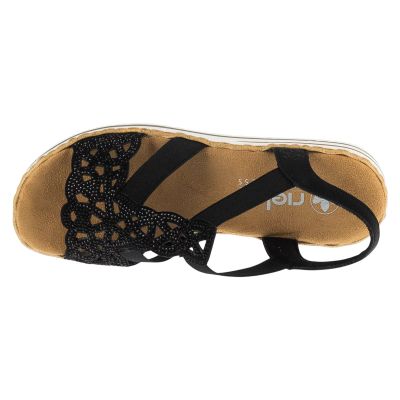 3. Rieker Sandalen V0646-00 Schwarz 36