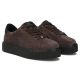 5. Damen-Plateau-Sneaker aus Leder, braun, Filippo DP6119