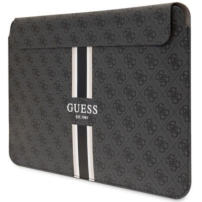 2. Guess 4G Printed Stripes Hülle für einen 14-Zoll-Laptop – Schwarz