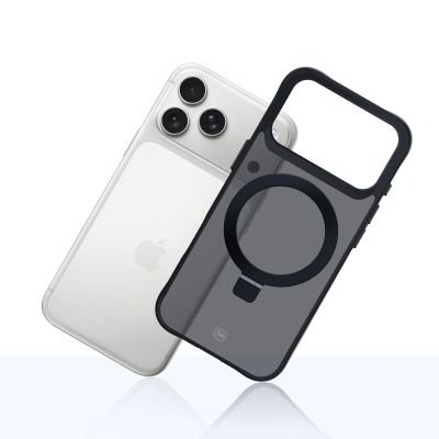 2. 3mk Smoke Case Mag&Stand für iPhone 17 Pro - Schwarz
