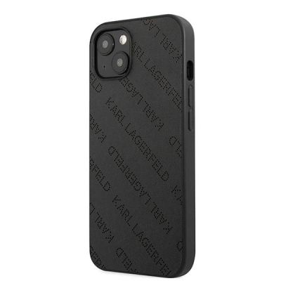 2. Karl Lagerfeld KLHCP13SPTLK iPhone 13 mini 5,4" Hardcase schwarz / schwarz Allover perforiert