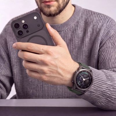 4. Tech-Protect Nylon Pro Armband für Garmin Fenix 5X / 5X Plus / 6X / 6X Pro / 7X / 8 / 8 Pro / 9 / 9 Pro (51 mm) – grün
