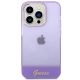 3. Guess Transparente Hülle für iPhone 14 Pro Max – Lila