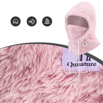 5. Qunature Arctic Velvet Ski-Sturmhaube Größe M – Pink