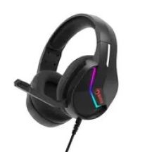 Marvo H8618 Kabelgebundenes Gaming-Headset mit Kopfbügel, USB Typ-A, Schwarz