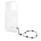 7. Guess GUHCP13LKPSWH iPhone 13 Pro / 13 6.1" Transparentes Hardcase White Pearl