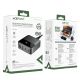 5. Acefast Z6 GaN Tischladegerät 2x USB-A / 2x USB-C PD 65W - Schwarz