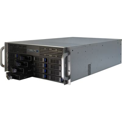4. Inter-Tech 4U-4416L Rack Schwarz, Silber