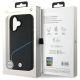 8. BMW Sign Leather Textured And Line MagSafe-Hülle für iPhone 16 – Schwarz