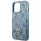6. Guess 4G Triangle Logo Cardslot Hülle für iPhone 13 Pro / 13 – Blau