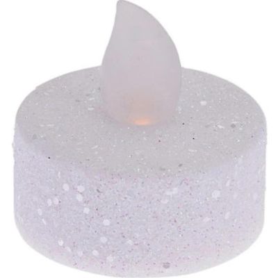 10. 3er-Set LED-Teelichter mit Glitzer