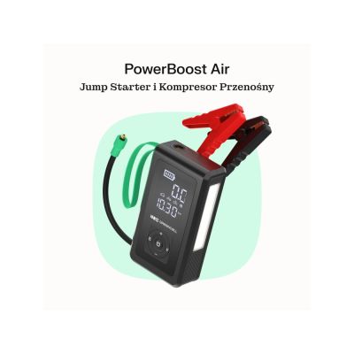3. GREEN CELL POWERBANK/BOOSTER/STARTANLAGE/PUMPER POWERBOOST AIR 8000 mAh 1000 A - MIT KOMPRESSOR