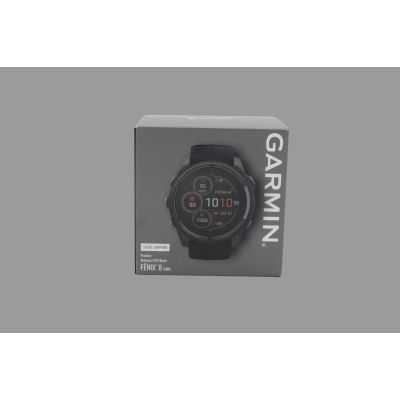 33. Garmin Fenix 8 Solar Saphir Titan Carbon Grau DLC Schwarz Uhr