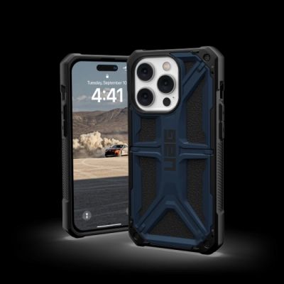 2. UAG Monarch Hülle für iPhone 14 Pro – blau
