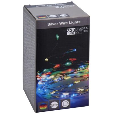 11. KABELLAMPEN-GARNELE 320 LED MEHRFARBEN