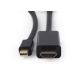 2. GEMBIRD CC-mDP-HDMI-6 Kabel (Mini DisplayPort M - HDMI M; 1,8 m; schwarz)