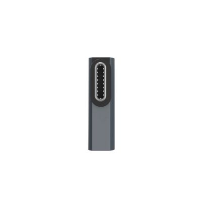 3. Wozinsky WPKB-01 USB-C - USB-C 40Gb/s 240W 8K OTG seitlich abgewinkelter Adapter - Grau