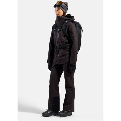 5. Damen-Regenjacke Odlo X-ALP 3L Jacket Hardshell, braun