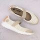 21. Bequeme Rieker W RKR575A Lochmusterschuhe, beige