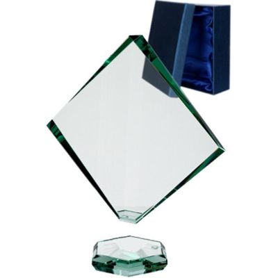 3. Glastrophäe mit abnehmbarem Sockel und Etui