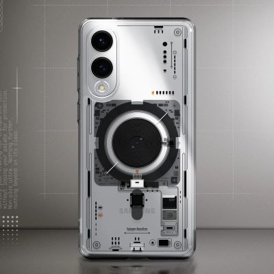 8. Spigen Ultra Hybrid Mag Case mit MagSafe für Samsung Galaxy S25 Edge mit Print - Transparent