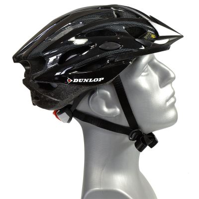 63. DUNLOP MTB SCHWARZER VERSTELLBARER RADHELM R. M (55-58CM)