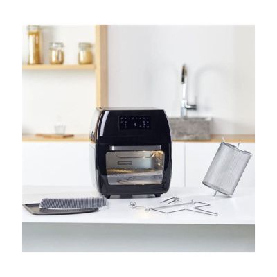 9. Black+Decker Heißluftfritteuse BXAFO1200E (1700W) Fritteuse mit Backofen