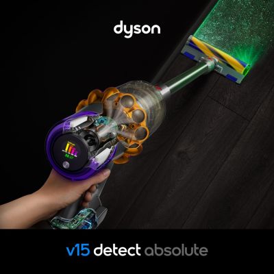 2. Dyson V15 Detect Absolute (2026) Gelb/Lila 660W