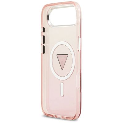 7. Guess IML Gradient Triangle Logo MagSafe iPhone Air Hülle - Pink