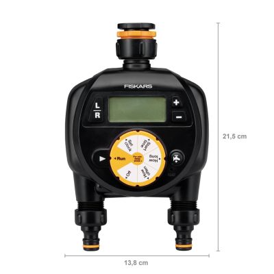 7. Fiskars 1054792 Schwarzer elektronischer Bewässerungscontroller