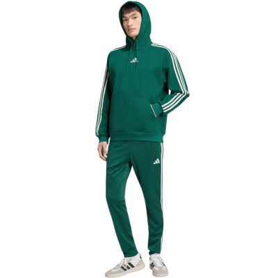 6. Herren-Sweatshirt adidas Essentials 3-Stripes Fleece Hoodie grün KZ1413