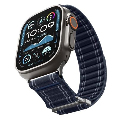 12. Spigen WBF0 Armband für Apple Watch 44 / 45 / 46 / 49 mm - Marineblau
