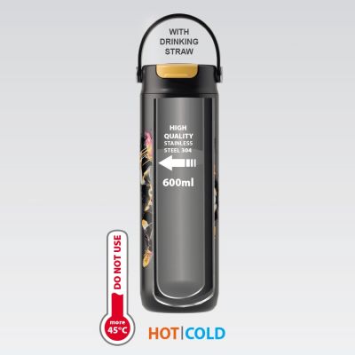 5. Thermobecher für Kinder 600 ml „FOOTBALL“ MR-1644-A-NEW MAESTRO