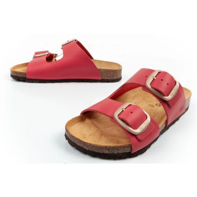 7. Bio Bio Damen-Slipper, profilierte Flip-Flops, Naturleder
