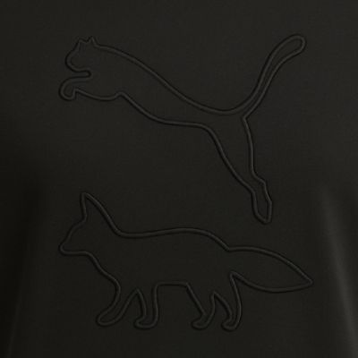 3. MAISON KITSUNE X PUMA T-Shirt Puma Schwarz - 532327-01