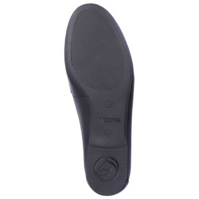 17. Bequeme Lederschuhe mit Kette Remonte W RKR645 schwarz