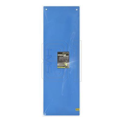 3. HMS Premium MFK03 blau-schwarze Club-Fitnessmatte mit Löchern