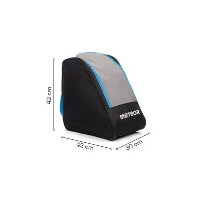 8. Meteor Croma Skischuhtasche Grau/Schwarz