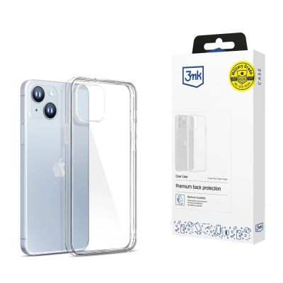 Hülle für iPhone 14 Silikon aus der 3mk Clear Case Serie - transparent